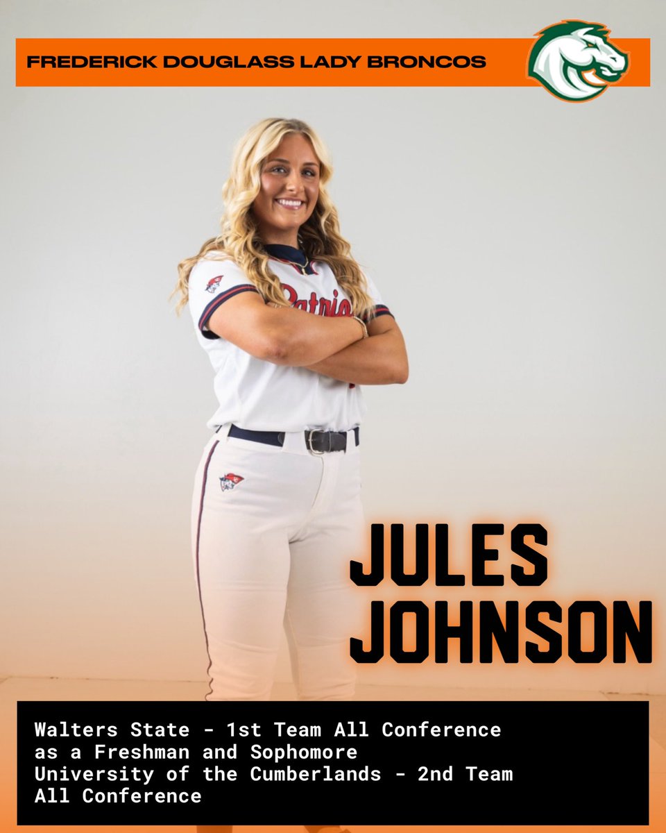 We are excited to announce the addition of Douglass alum, Jules Johnson, to our Lady Broncos softball coaching staff!!!  Welcome home, Jules!  #HORSEPOWER