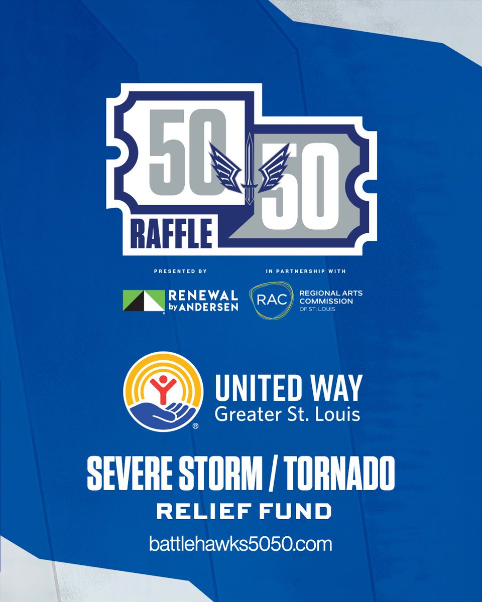 enter the battlehawks 50/50 raffle
🔗 battlehawks5050.com