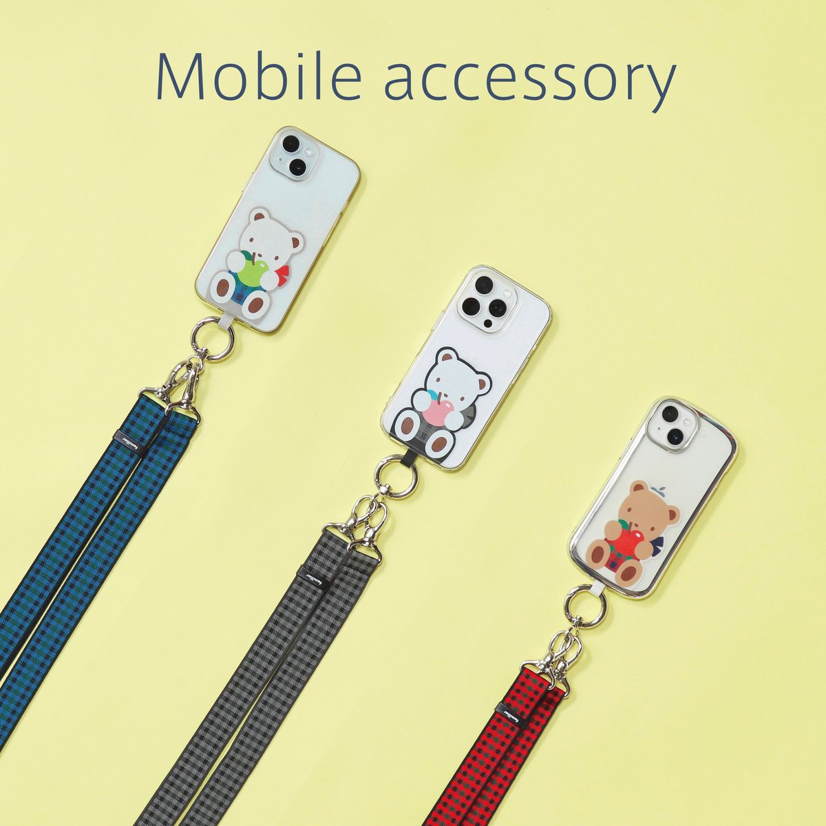 大人気モバイルアイテムのショルダーストラップに新たなデザインが登場