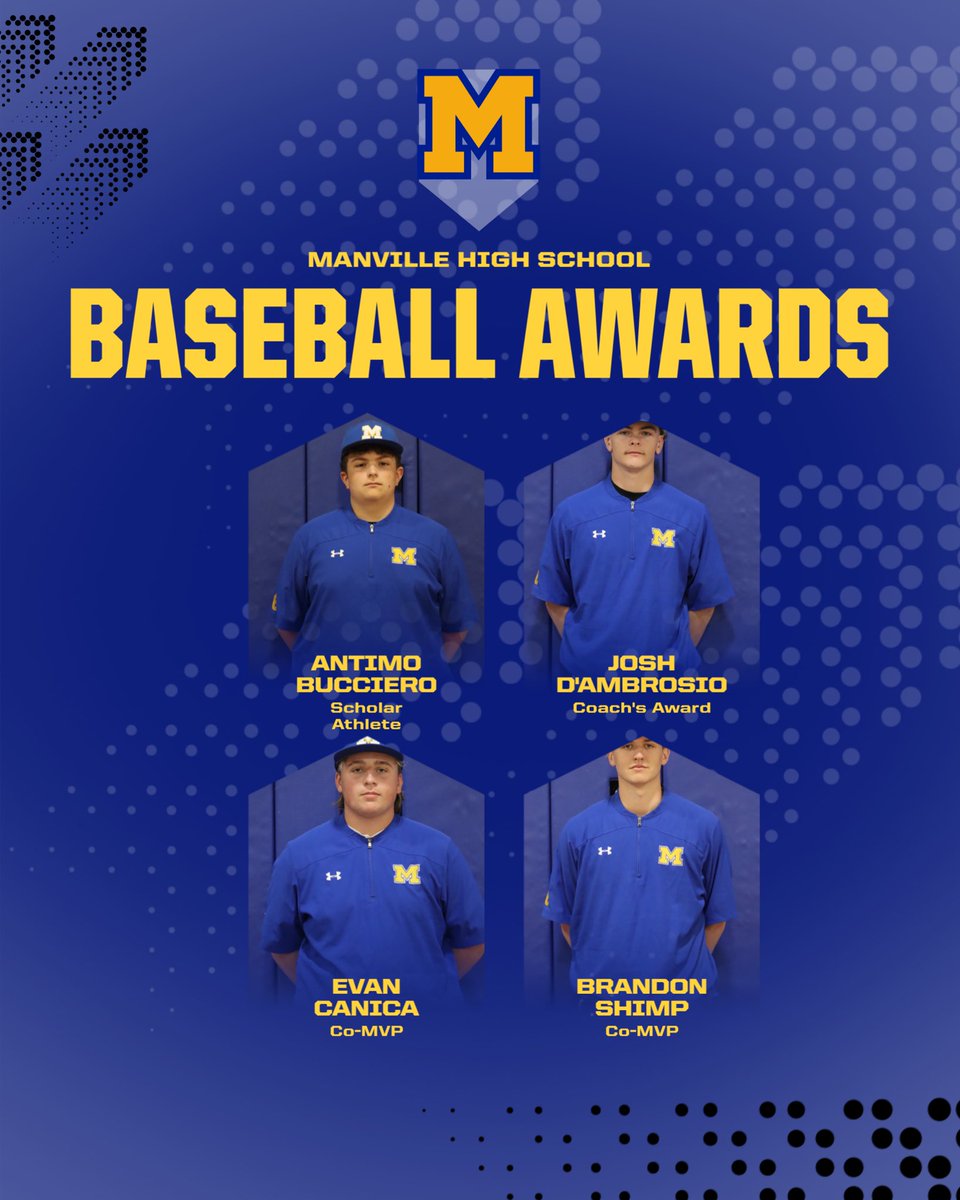 Congratulations to tonight’s award winners! #mustangpride <a href="/ManvilleAD1/">Manville Athletics</a>