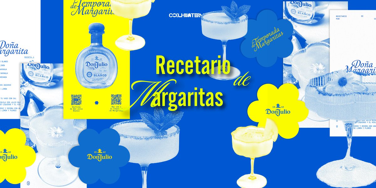 ¡Aquí tomamos muy en serio la Temporada de Margaritas! 🍸🌼 Junto con Tequila Don Julio Blanco y el estudio El Fin del Mundo, creamos un recetario con 8 drinks que debes probar. 

🔗 bit.ly/3HobFXM