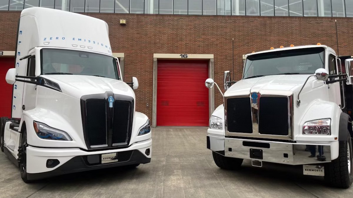 Kenworth grows EV lineup with new T880E and upgraded T680E. ow.ly/6Uol50W2U37