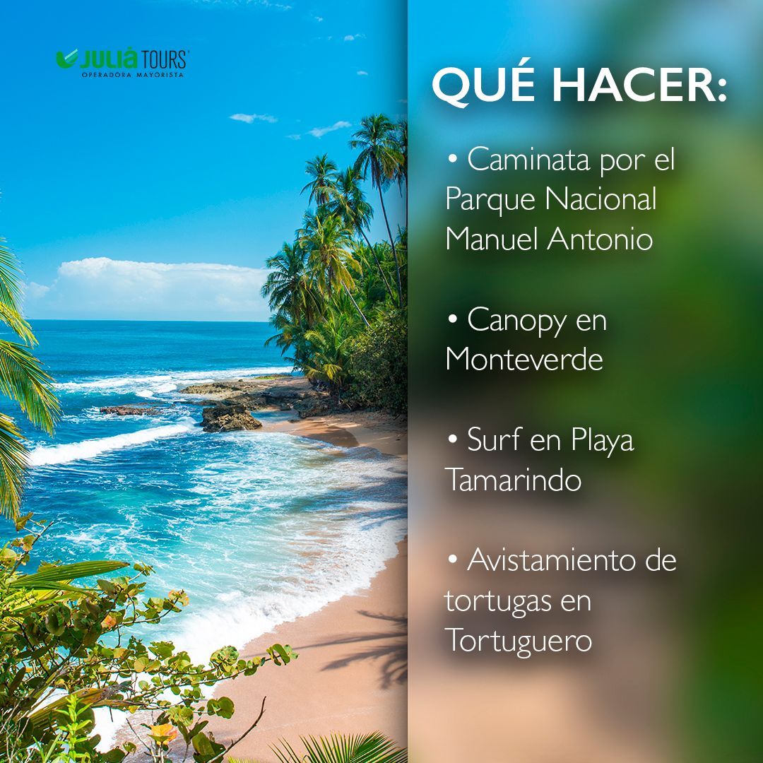 juliatoursmex's tweet photo. 🌴 ¡Descubre Costa Rica!
Playas paradisíacas, selvas tropicales y aventuras sin fin te esperan en este destino único. 🌊🌿

¿Planeas viajar pronto? No te pierdas estos tips y promociones →
👉 https://t.co/R0LZrzKnaM

#CostaRica #DescubramosJuntosElMundo #Viajes2025 https://t.co/r1rg98Qq0x