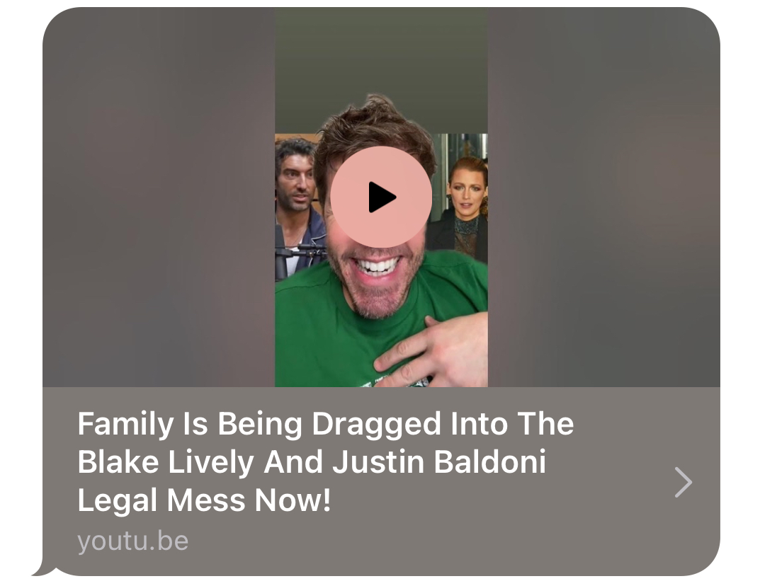 Family is being dragged into the #BlakeLively and #JustinBaldoni legal mess now! youtu.be/90mUvgUdkP8