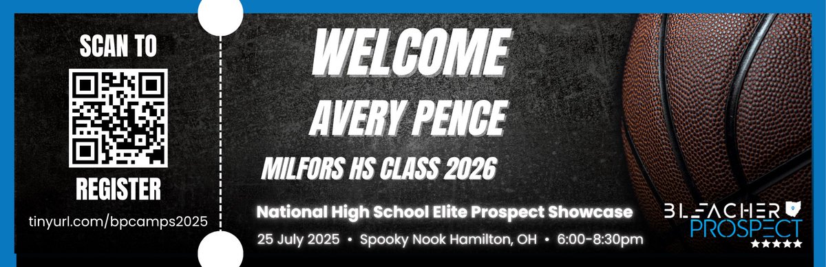 Bleacher Prospect (@bleacherprospec) on Twitter photo Welcome Avery Pence of Milford HS to our National High School Elite Prospect Showcase at Spooky Nook in Hamilton on July 25th from 6:00pm-8:30pm
Get Registered to join him:
tinyurl.com/bpcamps2025
<a href="/NEO_Spotlight/">T.J. Peatross</a> <a href="/_MikeRoth/">Michael Roth</a> <a href="/whos__32/">AVERY PENCE</a> Welcome Avery Pence of Milford HS to our National High School Elite Prospect Showcase at Spooky Nook in Hamilton on July 25th from 6:00pm-8:30pm
Get Registered to join him:
tinyurl.com/bpcamps2025
<a href="/NEO_Spotlight/">T.J. Peatross</a> <a href="/_MikeRoth/">Michael Roth</a> <a href="/whos__32/">AVERY PENCE</a>