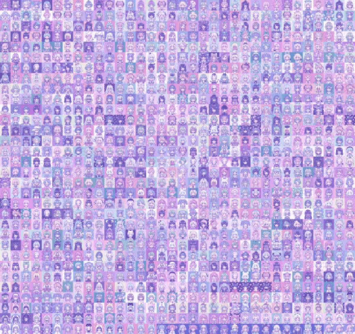 ここしばらくもぐって取り組んでいた… 
dropchan人間キャラコラボ1000点分が仕上がりました！
あとはチェックと細かい調整を残すのみ💧
#dropchan #XRPL