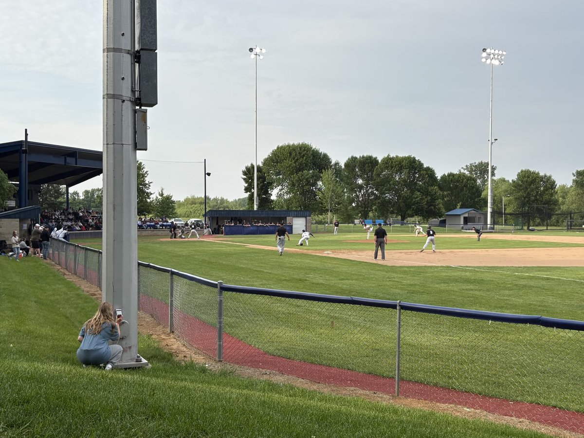 Beautiful night to take in Section 5A baseball at Optimist Park!