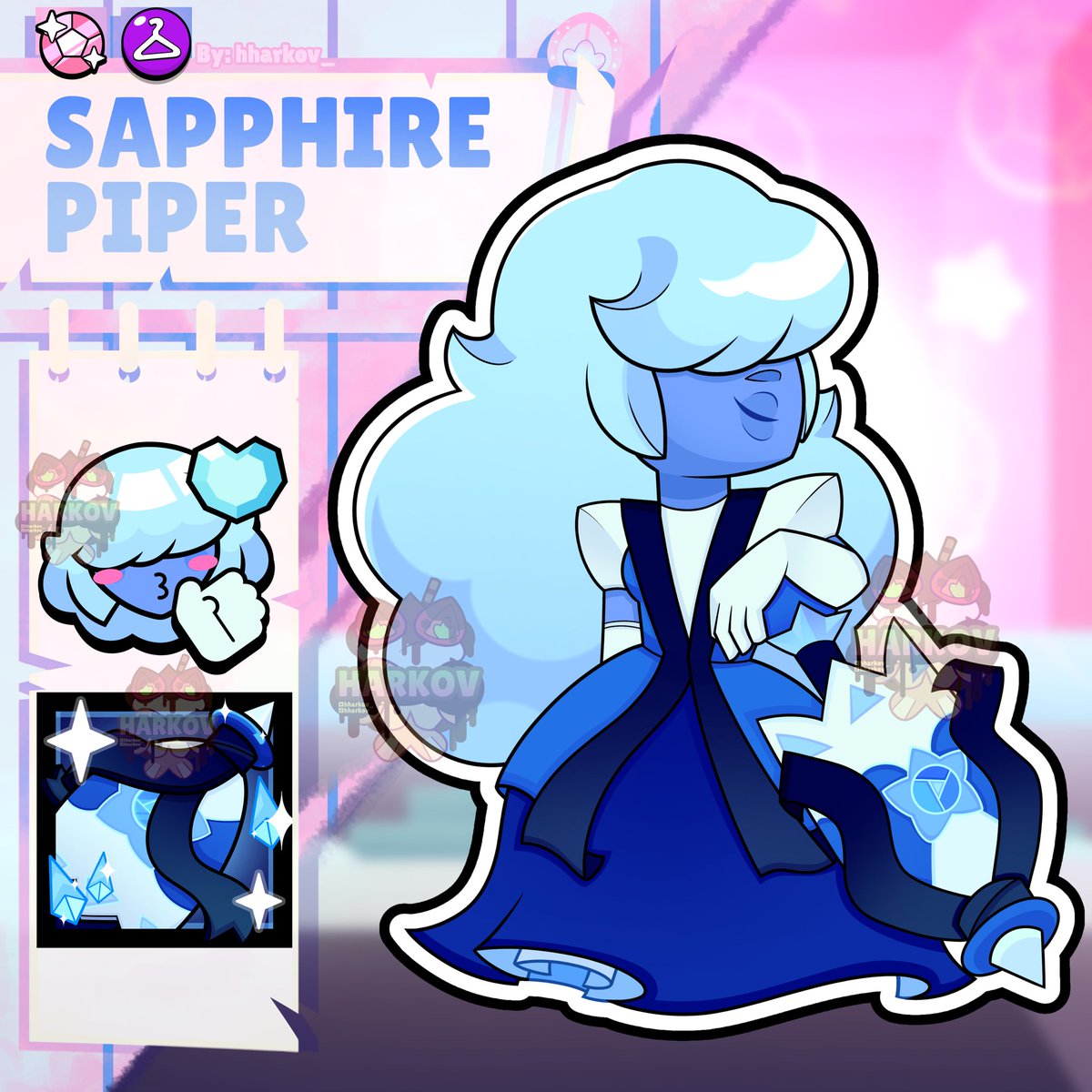 💫 #StevenUniverse x #BrawlStars Part VI: Ruby Maisie &amp; Sapphire Piper ❄️🔥👣

Effects &amp; references below yay 1/3
#StevenUniverse #Sapphire #Ruby
