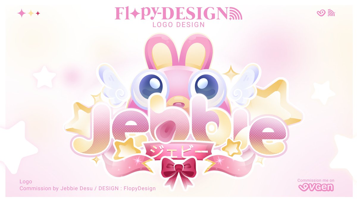 FlopyDesign's tweet image. Vtuber Logo Design ✦ for @jebbiedesuVT
Thanks for choosing me 🐶💖

#jebbillu #FlopyComms #VTuberAssets #VtuberEN #VGenComm #vtuberlogo #iconography #icon