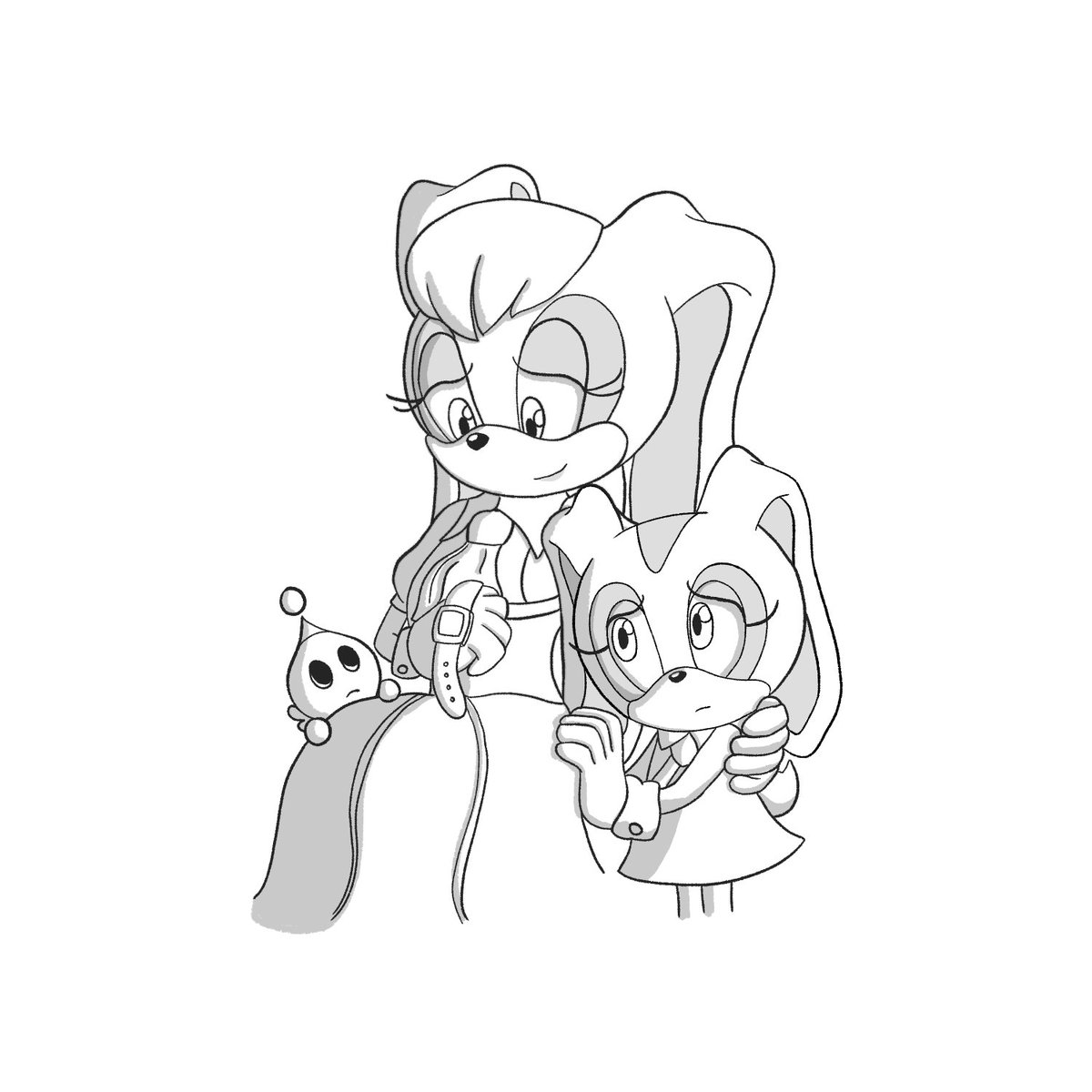 Red_Tulip25's tweet image. Chapter 6: The next morning. Cream and Vanilla take care of Amy at the hospital #SonicTheHedgehog #SonAmy #CreamTheRabbit #sonicfanfic #sonicfanart