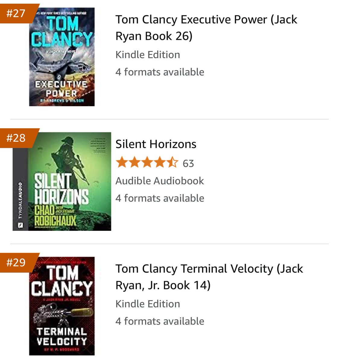 Jack Stewart (@jackstewartbook) on Twitter photo Two weeks later, and #SilentHorizons is still doing well and mixing with some good company! <a href="/ChadRobo/">Chad Robichaux</a> <a href="/BAndrewsJWilson/">Andrews & Wilson</a> <a href="/MPWauthor/">M.P. Woodward šŗšø</a> <a href="/TyndaleHouse/">Tyndale House</a> <a href="/Crazy4Fiction/">Tyndale Fiction</a> Two weeks later, and #SilentHorizons is still doing well and mixing with some good company! <a href="/ChadRobo/">Chad Robichaux</a> <a href="/BAndrewsJWilson/">Andrews & Wilson</a> <a href="/MPWauthor/">M.P. Woodward šŗšø</a> <a href="/TyndaleHouse/">Tyndale House</a> <a href="/Crazy4Fiction/">Tyndale Fiction</a>