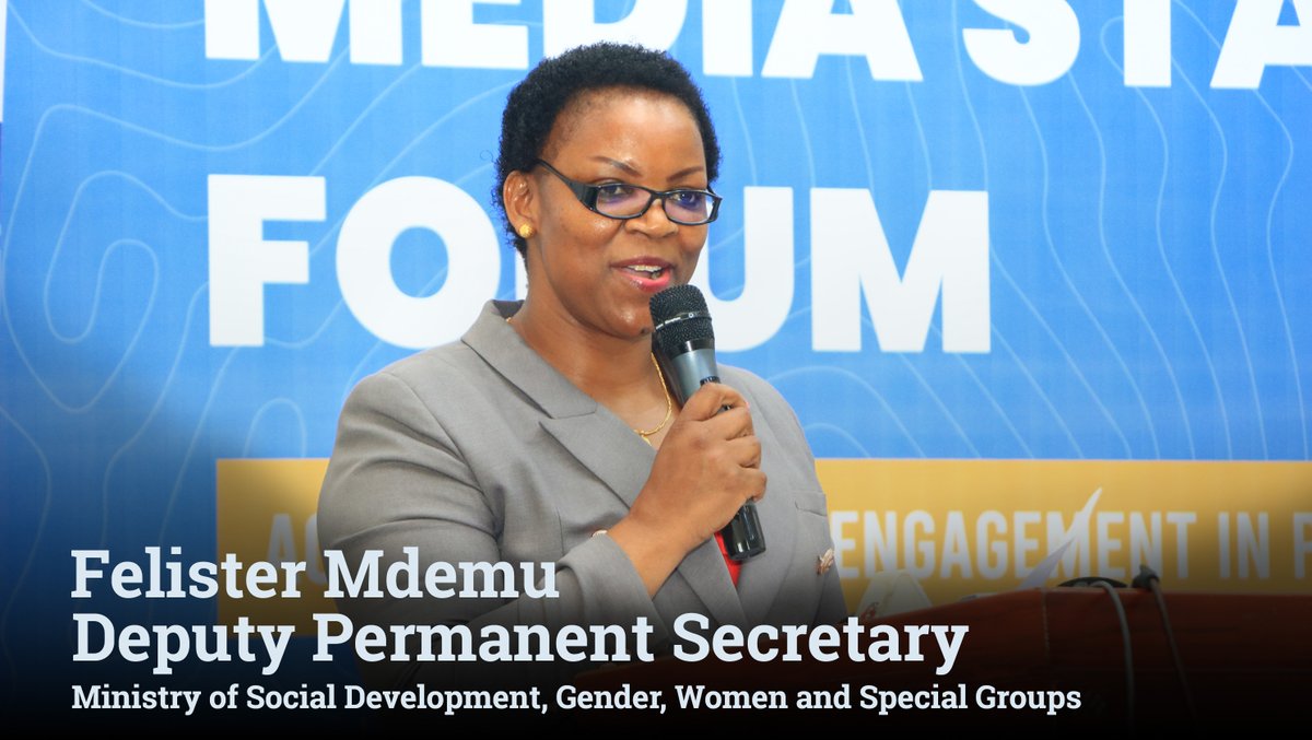 "The Media is one of the major stakeholders in ensuring that information on the implementation of the GEF Program reaches the target audience. I count on your commitment to inform the public properly about progress in gender equality in Tanzania."