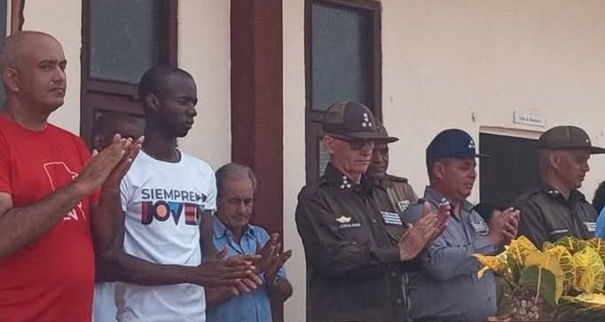 Ya son 64 años de la creación de esta fuerza encargada de mantener el orden interior y la tranquilidad de nuestras calles. Acto de condecoración en el municipio #PalmaSoriano de la provincia #SantiagodeCuba #TodoXCuba