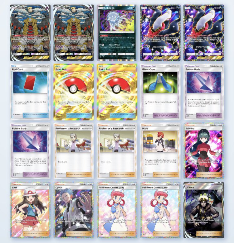 StratLabX's tweet image. The meta is changing fast in Pokémon TCG Pocket

I came back to Darktina Nihilego and reached top 500

Why this deck?
👉 good against Solgaleo
👉 good against Buzzwole
👉 good against Charizard
👉 good against Silvally Rampardos