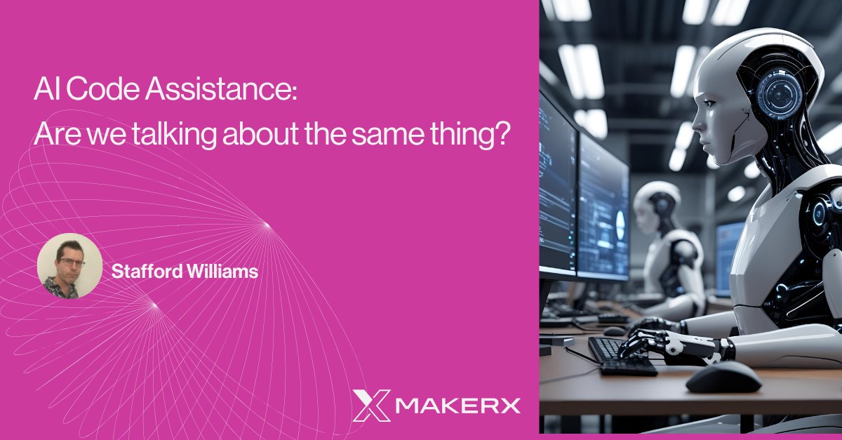 MakerX (@makerxau) on Twitter photo AI code assistants: game-changer or productivity killer?
Depends who you ask, and what phase of software you're in. In his latest blog, <a href="/staff0rd/">Stafford Williams</a> explores why feedback on AI coding tools is so divided, and how understanding the context of your build makes all the difference. AI code assistants: game-changer or productivity killer?
Depends who you ask, and what phase of software you're in. In his latest blog, <a href="/staff0rd/">Stafford Williams</a> explores why feedback on AI coding tools is so divided, and how understanding the context of your build makes all the difference.