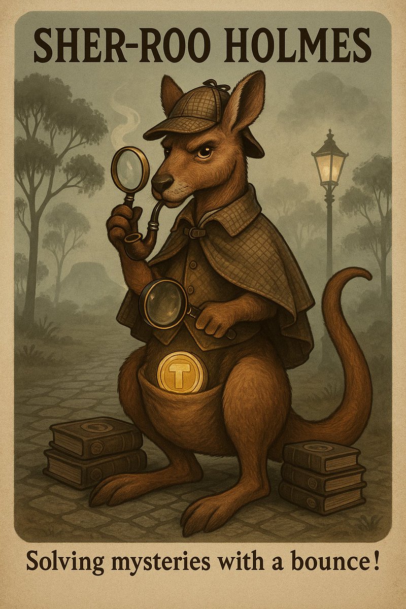 SHER-ROO HOLMES!
Detective of profits!
#TRDC <a href="/TradieCoin/">TradieCoin</a>