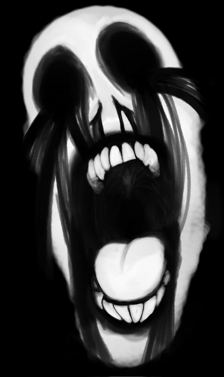 studteboi's tweet image. Practicing abit w rendering with reindors face