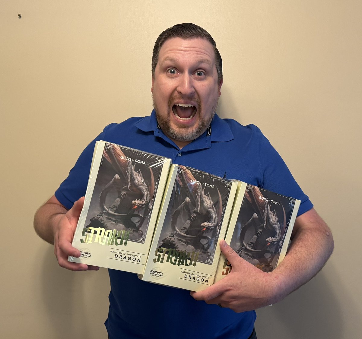Tim Baird (@timbairdauthor) on Twitter photo Ah! So many dragons from Squidmar Miniatures (<a href="/ageofsquidmar/">AgeOfSquidmar</a>)! Time to paint 🙂
#miniaturepainting Ah! So many dragons from Squidmar Miniatures (<a href="/ageofsquidmar/">AgeOfSquidmar</a>)! Time to paint 🙂
#miniaturepainting