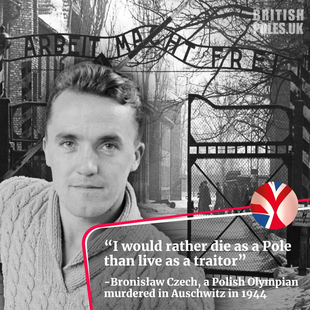 This is the face of a forgotten victim of the #PolishHolocaust – Bronisław Czech, a distinguished Polish alpine skier, ski jumper, mountain rescuer, and three-time Olympian (1928, 1932, 1936).
On 4 June 1944, he died of exhaustion in the German death camp at Auschwitz, after