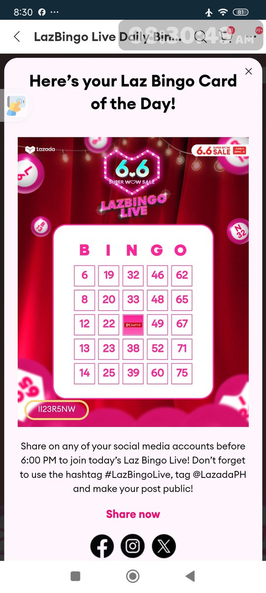 KJoyA23's tweet photo. 🙏🙏🙏

#LazBingoLive @LazadaPH https://t.co/dfcfP2qCzn