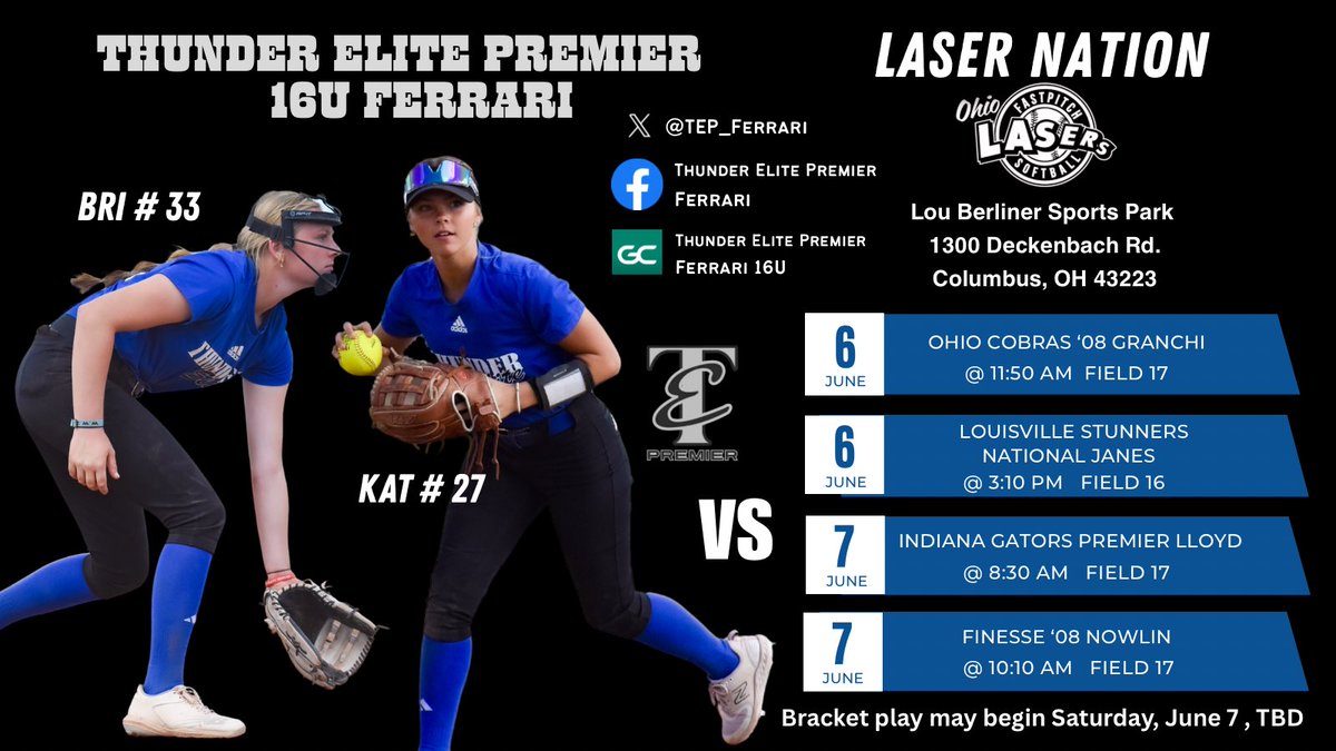 🥎‼️Laser’s schedule drop⬇️‼️🥎