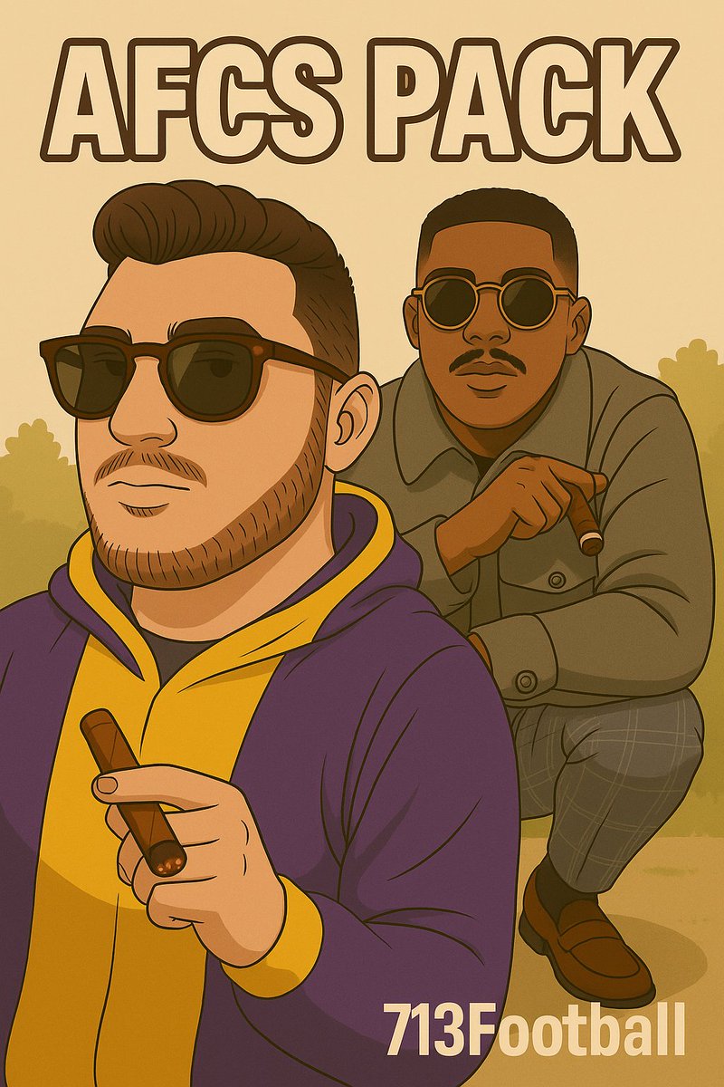 Smoking on that AFCS PACK!
🔥 Live this Sunday — don’t miss it. #htownmade

youtube.com/@713Football

#AFCS #713Football