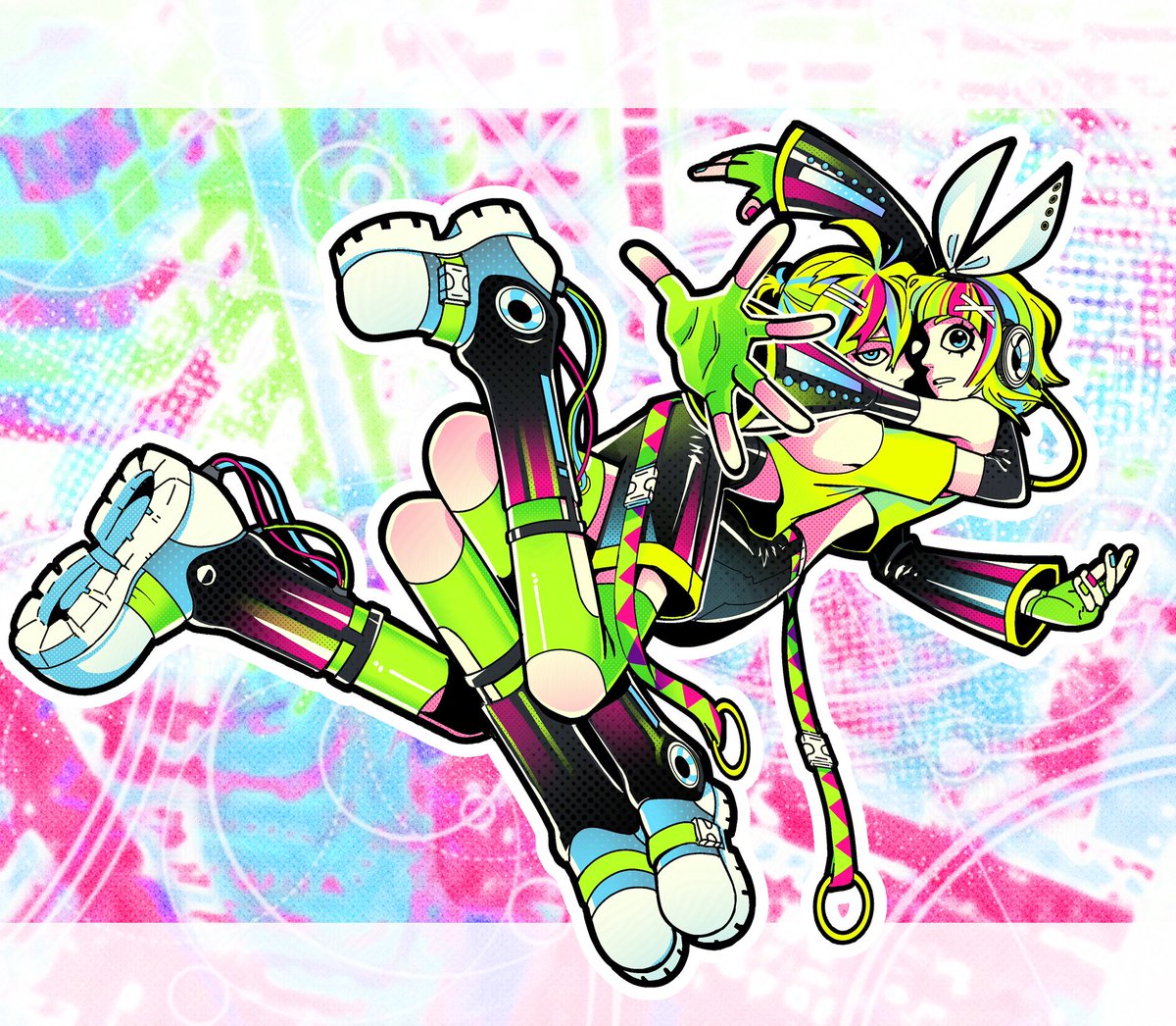 EerieElixir's tweet image. Rin and len !! 💚