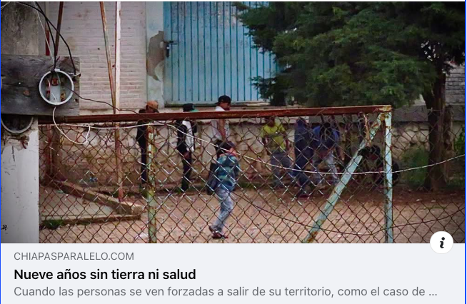 AntonioJScience's tweet photo. Les comparto este texto que escribí sobre los desplazados del ejido Puebla, municipio #Chinalhó, Chiapas; por conflictos políticos.
@ChiapasParalelo

Una entrevista a las víctimas.
https://t.co/PHPoVmkeFM https://t.co/Vxbjb7ZZg2