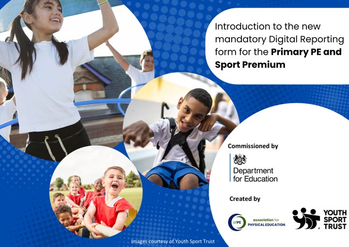 📣 Attention Primary Schools! 
 Don't miss the webinar on the new mandatory digital reporting form for the Primary PE and Sport Premium! 🏅

📅 12th June
⏰16:00 – 17:15
💻Online via Zoom 

Register here: ow.ly/nT1V50W3gh3