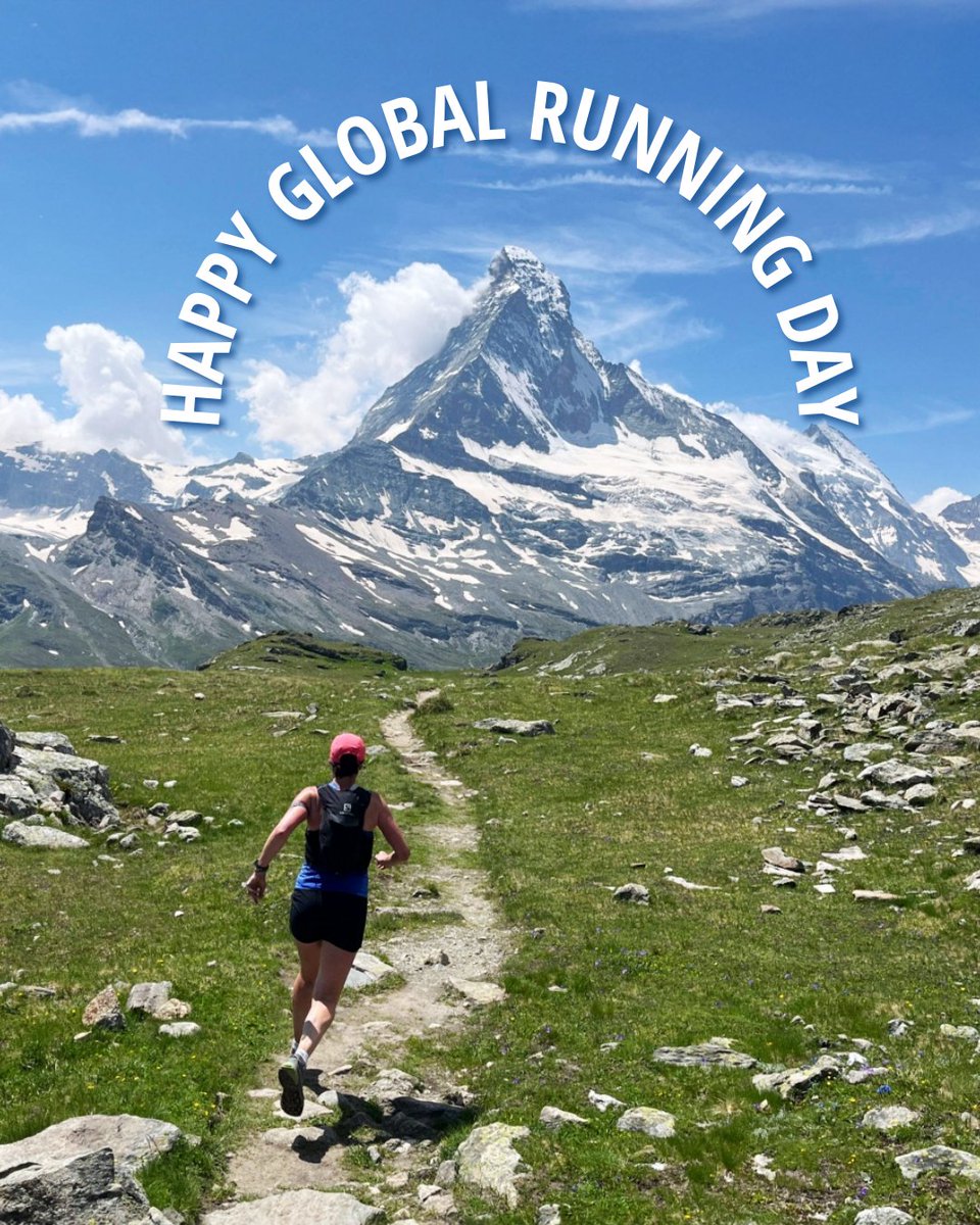 Happy running locally, globally, for fun, for goals, fast, slow, on trails, on roads, on Global Running Day &amp; every day 😁

#GlobalRunningDay #Matterhorn
