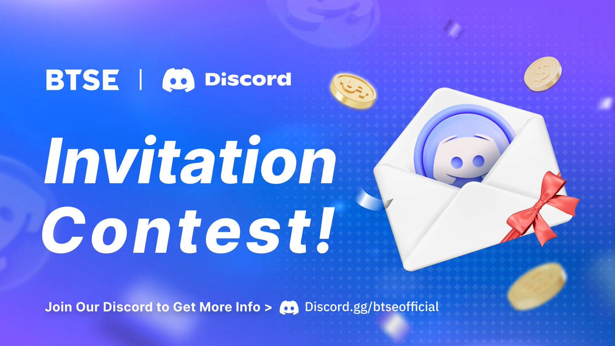 BTSE (@btse_official) on Twitter photo π¨ DISCORD INVITATION CONTEST IS LIVE! π¨
Want to win awesome prizes just by inviting your friends? π
Join our Discord server and start inviting β the more you bring in, the higher you climb the leaderboard! π
π² Join now
π Full details in the poster below π π¨ DISCORD INVITATION CONTEST IS LIVE! π¨
Want to win awesome prizes just by inviting your friends? π
Join our Discord server and start inviting β the more you bring in, the higher you climb the leaderboard! π
π² Join now
π Full details in the poster below π