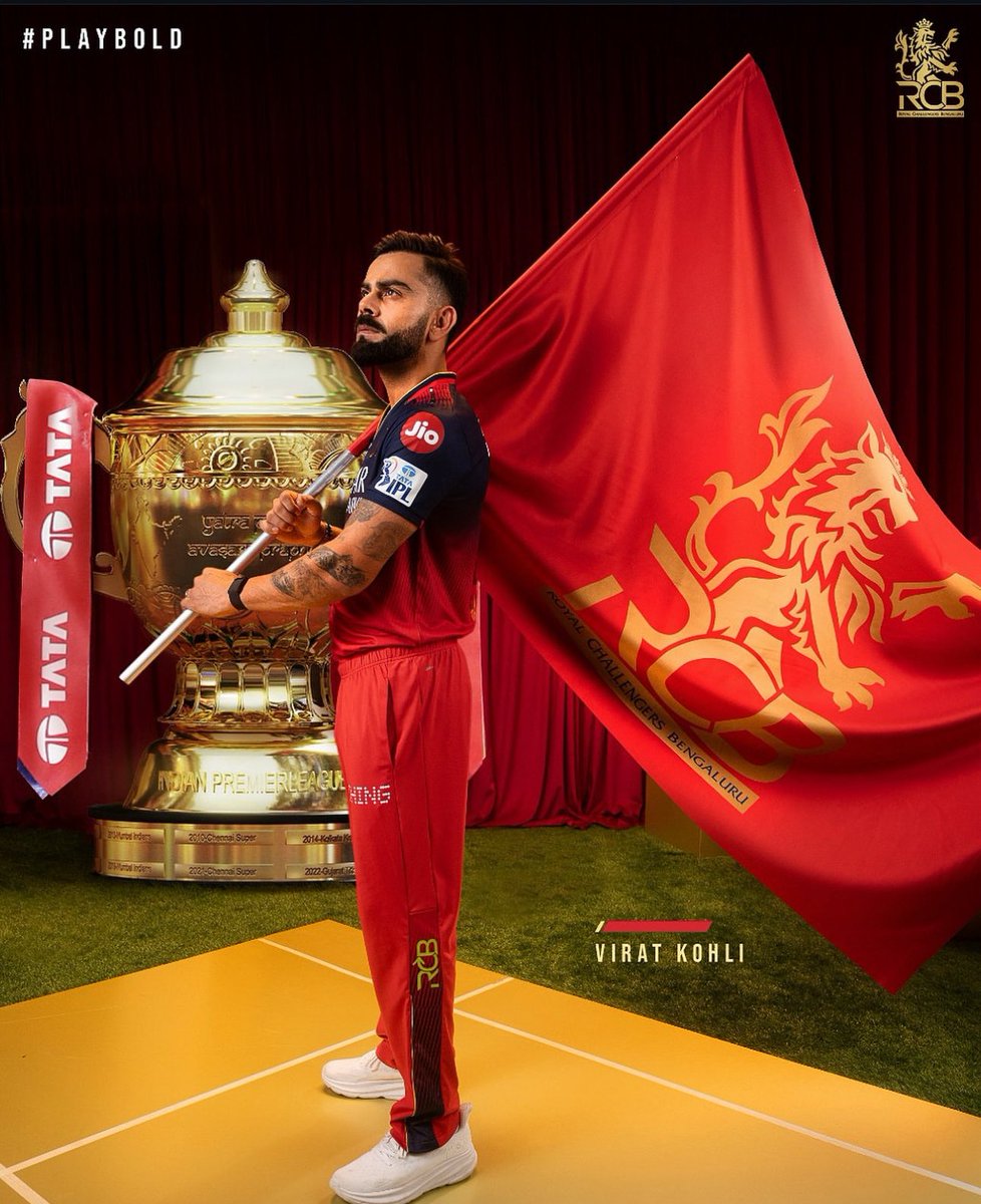 Well deserved trophy for king kohli and Rcb