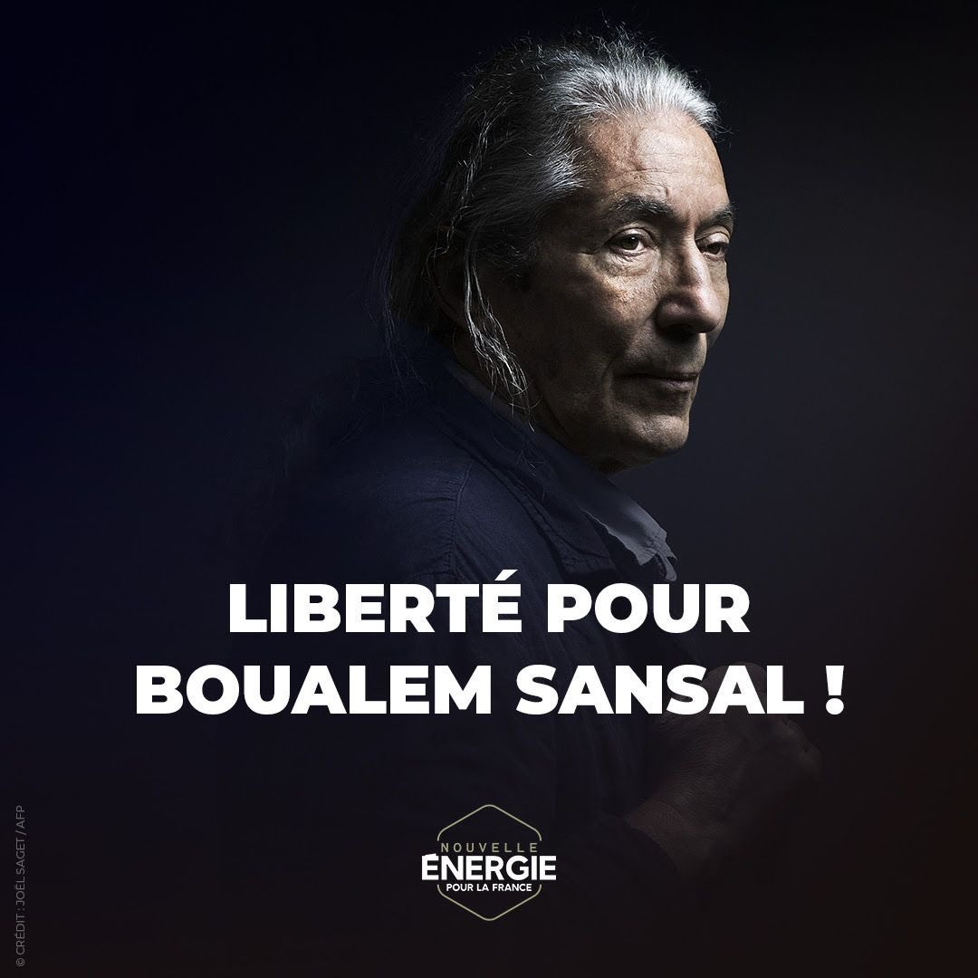 Mercredi 4 Juin 2025, Boualem #Sansal vient de passer sa 199e nuit en détention arbitraire.

Il a été arrêté par la dictature algérienne le 16 novembre 2024 pour ses opinions et condamné le 27 mars 2025, à 5 ans de prison à l’issue d’une mascarade judiciaire.