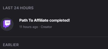 It was a long journey but we did it chat all while I was on a plane too thats so wild. Lets goooo we're affiliate now!