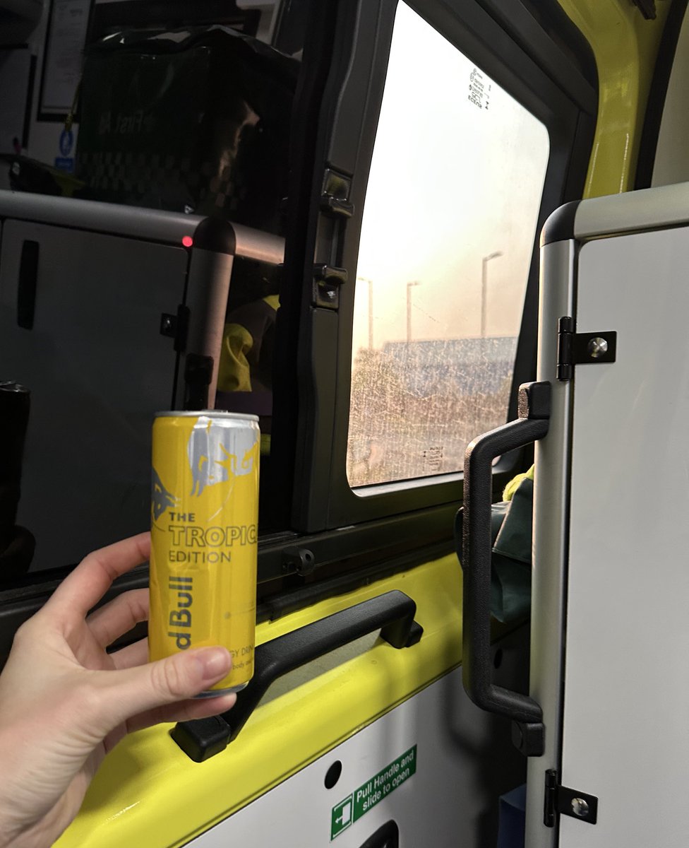 Early morning life savers out and about- bonus life saving potential today as have a lovely medical student with us.