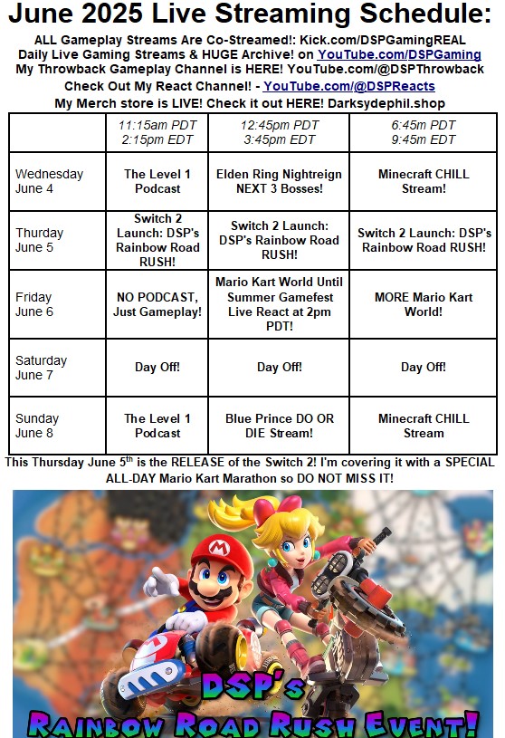On Wednesday, let's hope to BOUNCE BACK from the slowdown we've seen so far this week! On the podcast we'll look at wheel/pedals for PC, then it's more NIGHTREIGN as we try to see the next 3 bosses! And it's Minecraft CHILL on the late shift!