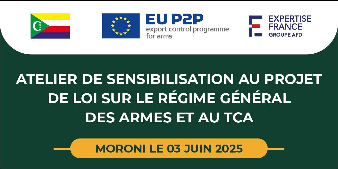 🔸Ce 3 juin 2025 : un atelier de sensibilisation du Projet de loi sur le commerce des armes (TCA) était organisé à Itsandra Beach Hotel. le Ministre de l’Intérieur,  était représenté par son Directeur de Cabinet M. Abdoulfatah Boina.
facebook.com/share/p/15TJ9r…
