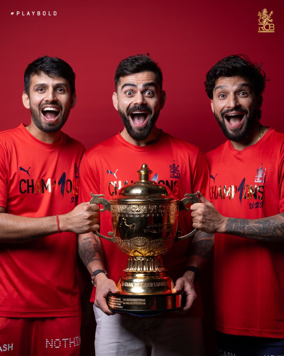 Prem Kumar (@premkumaractor) on Twitter photo Congratulations #Rcb π This is the proof of being positive πͺ#neverevergiveup
#18yrs of perseverance & hard work π Nothing is impossible πͺ <a href="/imVkohli/">Virat Kohli</a> the true living legend π π Proud moment for all the fans of #rcb β€οΈβ€οΈ #RCBvsPBKS #IPLFinals #ViratKohli <a href="/krunalpandya24/">Krunal Pandya</a> Congratulations #Rcb π This is the proof of being positive πͺ#neverevergiveup
#18yrs of perseverance & hard work π Nothing is impossible πͺ <a href="/imVkohli/">Virat Kohli</a> the true living legend π π Proud moment for all the fans of #rcb β€οΈβ€οΈ #RCBvsPBKS #IPLFinals #ViratKohli <a href="/krunalpandya24/">Krunal Pandya</a>