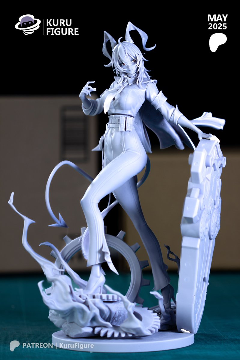 Zani v1 test-print for <a href="/FigureKuru/">Kuru Figure</a>  ⚙️✨

#zani #wuwa #WutheringWaves #赞妮