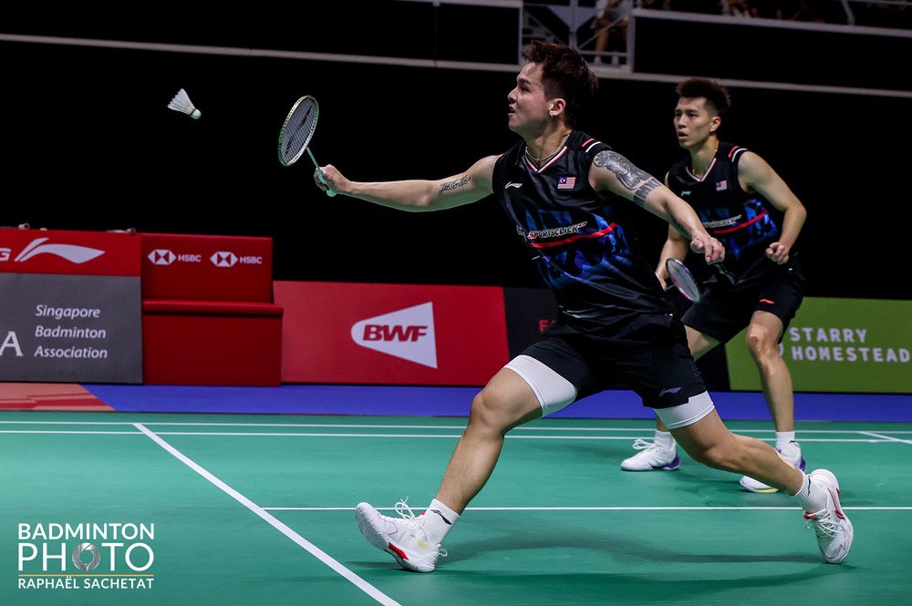 RESULTS: #IndonesiaOpen2025

MD | R32

#CHN🇨🇳 Liang Wei Keng-Wang Chang 4️⃣ def. #MAS🇲🇾 Ong Yew Sin-Teo Ee Yi 23-21 22-20

⏱️37m

#BadmintonMalaysia