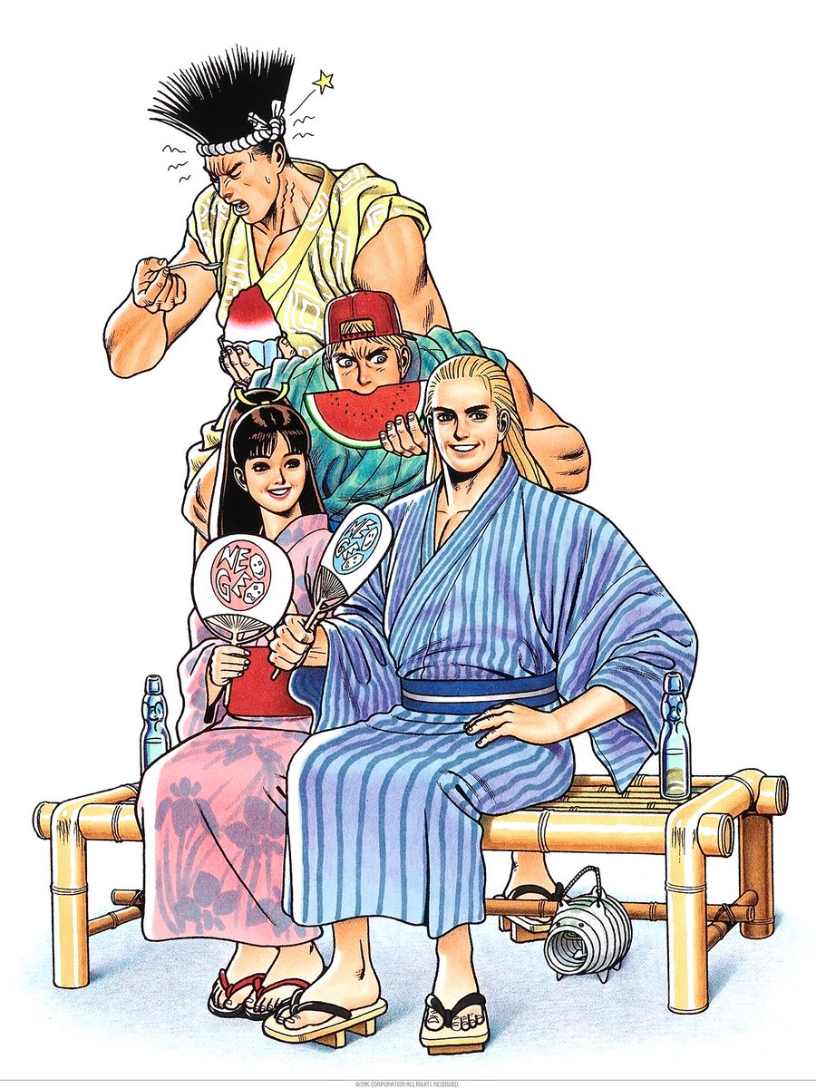 Today is “Shochu-Mimai Day” in Japan 🎐

The summer heat is in full swing—how are you all holding up?
Please take care and stay cool during these hot days 🌻

#SNK