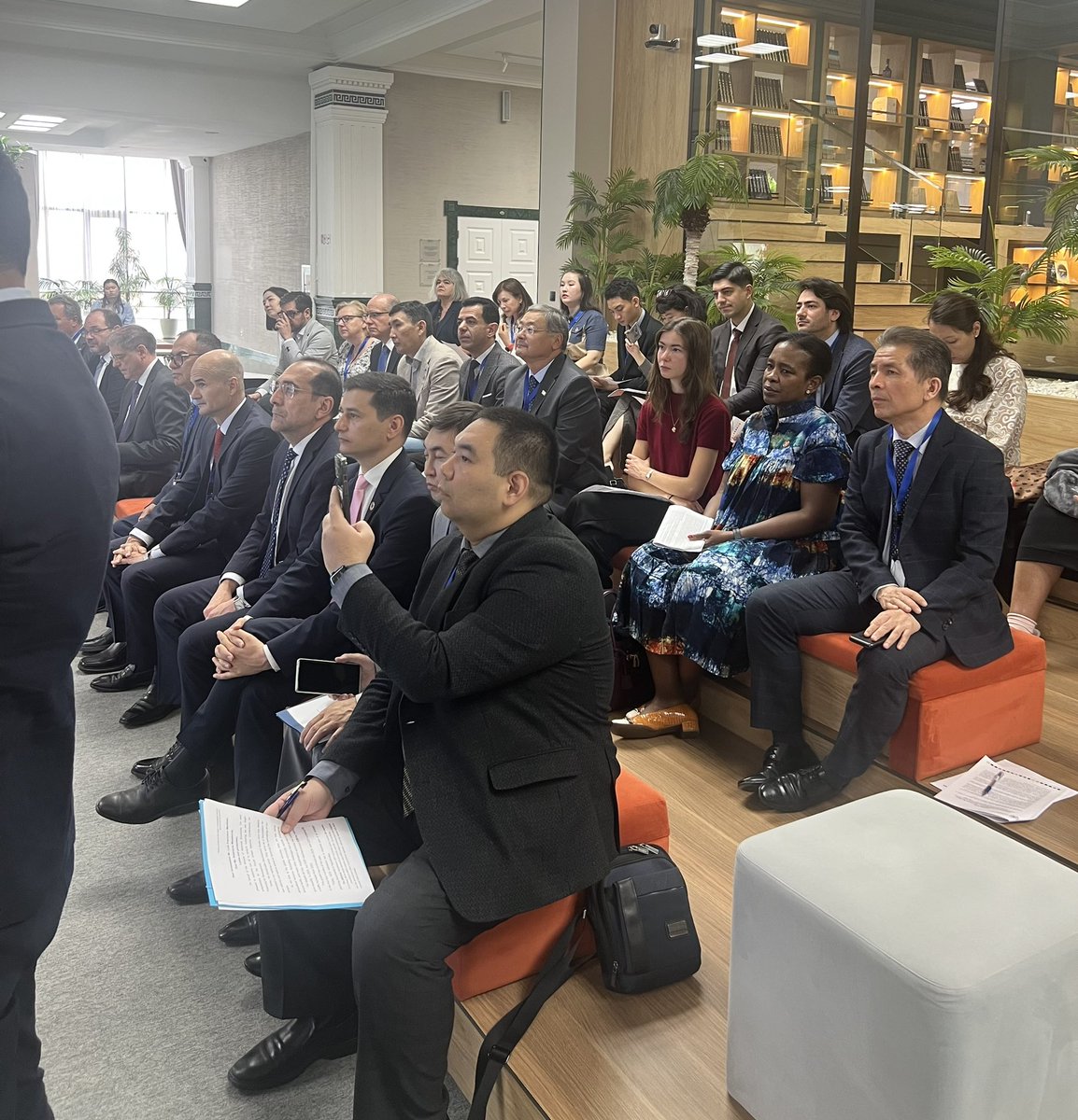 SKhojimatov's tweet image. 💬”Multilateralism is in heart of development &amp;amp; we praise Kazakhstan 🇰🇿 4 supporting  #UN efforts to build strong and sustainable 🌏 partnership to achieve SDG”@KasiaWawiernia at #Financing4development dialogue in #Astana .  @UNDESA #FFD4