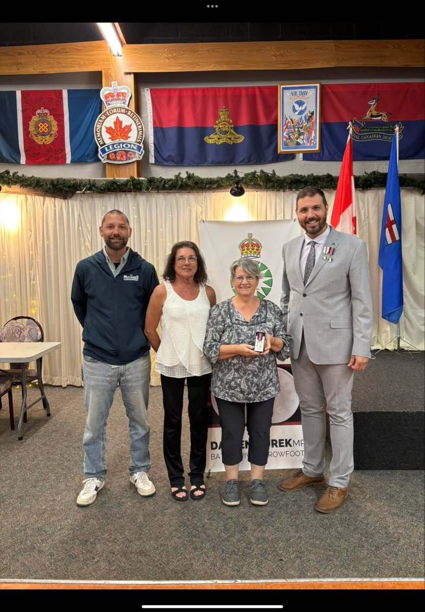 veillette_pat's tweet photo. Today, a King Coronation Medal awards ceremony was held at my local Legion branch in Wainwright, Alberta.  Damien C. Kurek, my federal Member of Parliament (he technically resigned last week) attended the event to present the medals, and the certificates were signed by Pierre Poilievre as Leader of the Opposition.  

Strangely, the ceremony was not announced or published in the Legion calendar nor in Mr. Kurek’s past info letters to constituents and not on his social media either.

What is more confusing is that Mr. Kurek has resigned as MP four days ago in the House of Commons and Mr.Poilievre is still not the MP for Battle-River Crowfoot.  

Are these medals part of Mr. Kurek’s allotment or are they from Mr. Poilievre’s allotment from his previous Carleton riding since he signed the certificates? 

We may never find out! 😆 

The plot thickens…

@CoronationMedal