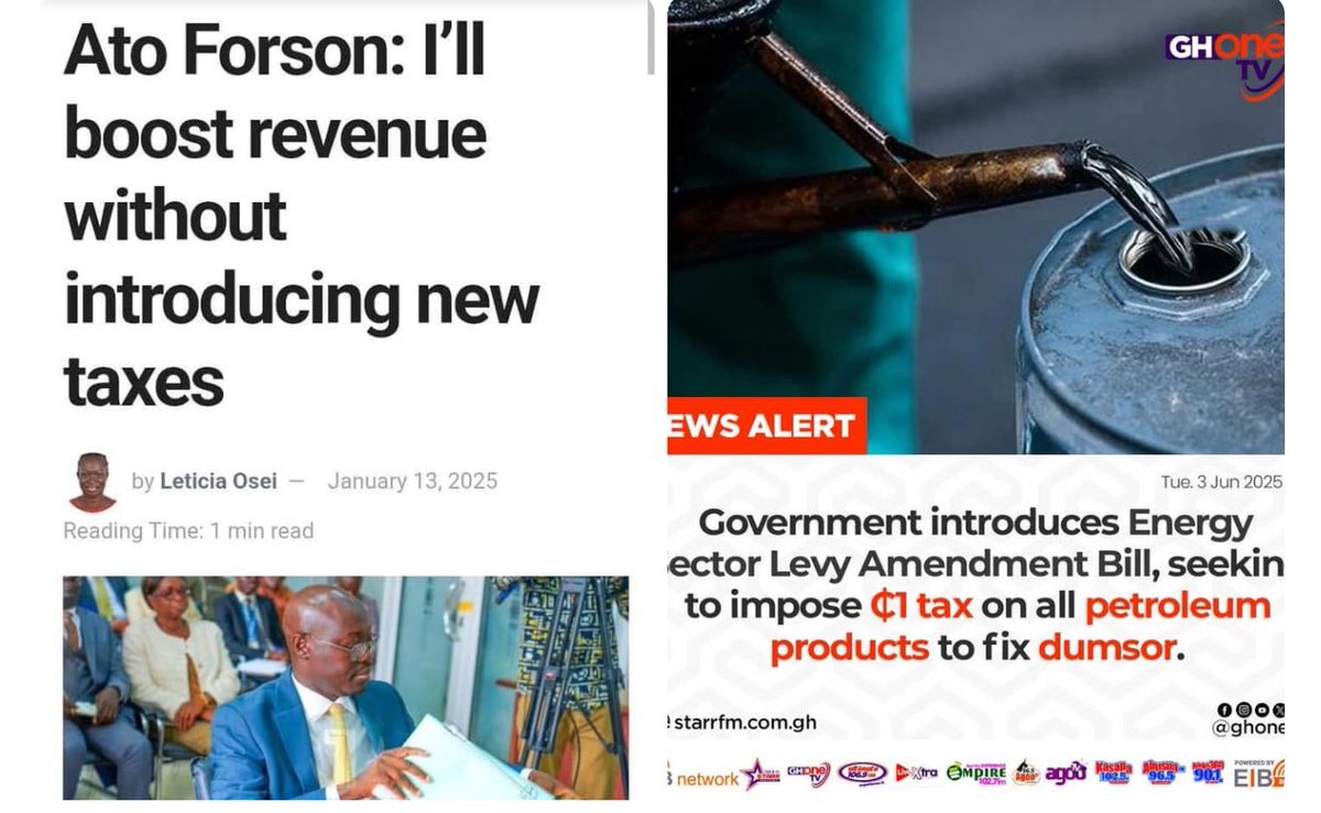 Gen. Buhari (@gen_buhari_) on Twitter photo Scammers in Government.
We won’t introduce any new tax has now introduced D-LEVY.
<a href="/Cassielforson/">Cassiel Ato Forson (PhD)</a>, you’re a liar 🤥
🤣🤣 Scammers in Government.
We won’t introduce any new tax has now introduced D-LEVY.
<a href="/Cassielforson/">Cassiel Ato Forson (PhD)</a>, you’re a liar 🤥
🤣🤣