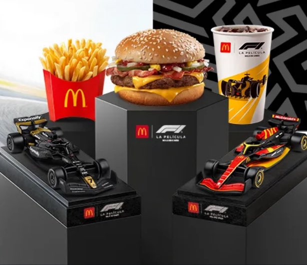 マクドナルドが映画『F1』とコラボレーション 尚、知る限りラテン