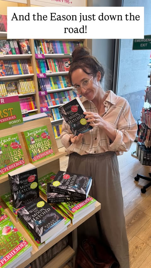 So grateful for the love, thank you for making this book feel so at home here. #WhenTheMoonHatched #SignedBooks #EasonIreland #CorkBookstores #FantasyFiction #BookishJoy