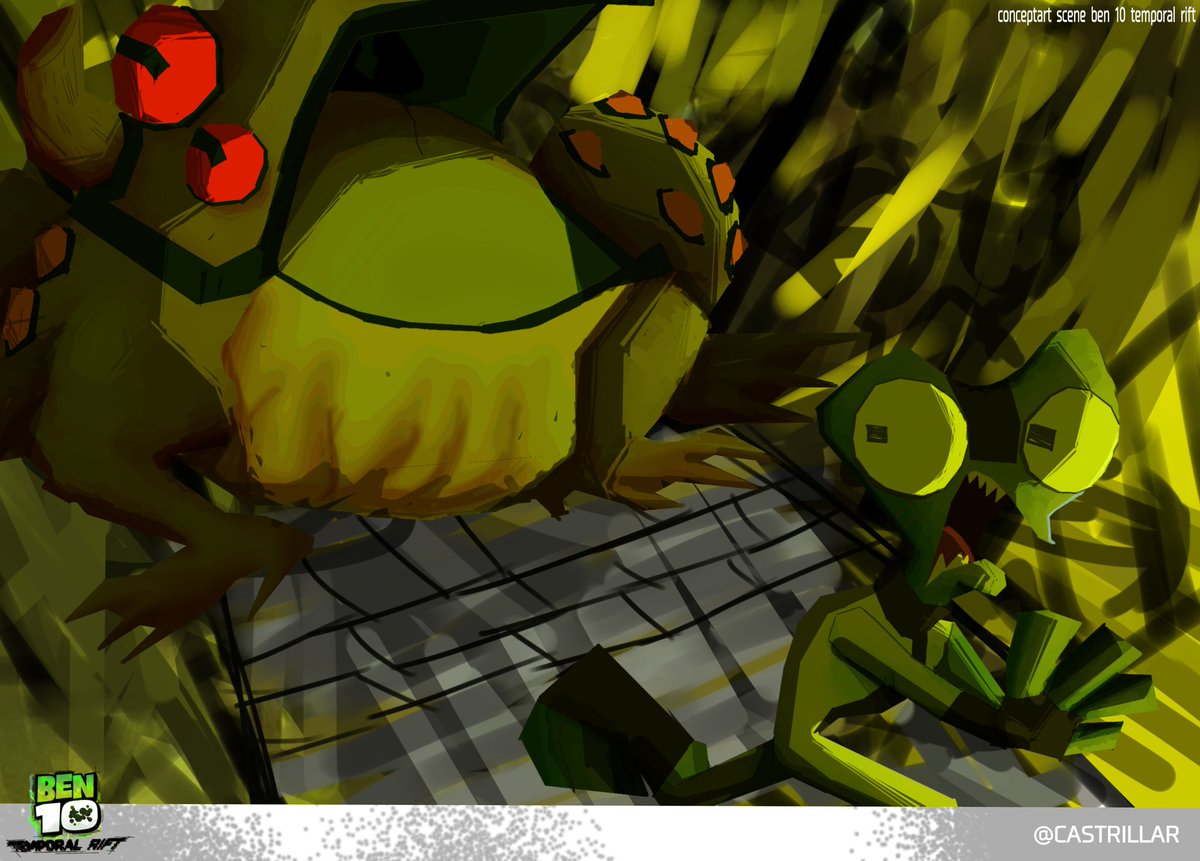 geostudios4's tweet image. Primer concep art una escena de mi proyecto personal de una película animada ficticia de #Ben10 al estilo de #SpiderVerse!
#conceptart #Ben10Fanart #characterdesign #ben10redesign