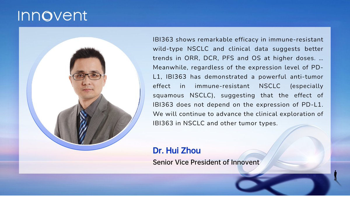 2025 ASCO Oral Presentation: Innovent Biologics Announces Updated Data of IBI363 (First-in-class PD-1/IL-2α-bias Bispecific Antibody Fusion Protein) from the Phase 1 PoC Clinical Study in Advanced Non-small Cell Lung Cancer en.prnasia.com/releases/globa…