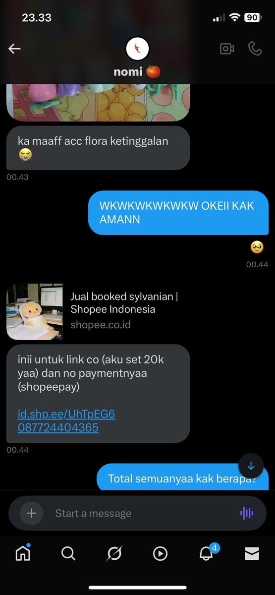 aruhaizeng's tweet image. BEWARE OF SYLVANIAN SCAMMER ‼️

hati-hati guys kalo ada yang mau jajan sulipan ini, dia bisa ngasi proof tapi barang yang dikirim lain

@/rredketchup kemungkinan org yg sama dengan marie @/calicolitter karena modusnya sama oake jasa cv dan jasa titip shopee