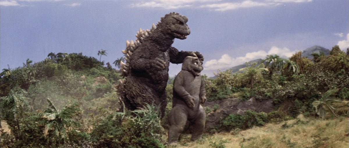 Godzilla and Minilla